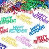 Happy Retirement Fanci-Fetti (multi-color) Party Accessory  (1 count) (.5 Oz/Pkg)(1 piece)