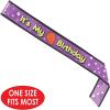 It’s My Birthday Satin Sash Party Accessory (1 count) (1/Pkg)