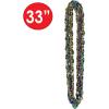 Mardi Gras Plastic Throw Beads Necklace Assortment 100 Piece Party Favors(Mardi Gras Swirl Beads (12 Pack))