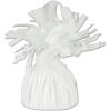 Metallic Wrapped Balloon Weight – White Pack of 12(Multicolor)