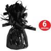 Metallic Wrapped Balloon Weight Pack of 12(Black)