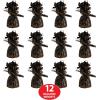 Metallic Wrapped Balloon Weight Pack of 12(Brown)