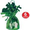 Metallic Wrapped Balloon Weight Pack of 12(Green)