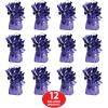Metallic Wrapped Balloon Weight Pack of 12(Lavender)