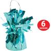 Metallic Wrapped Balloon Weight Pack of 12(Light Blue)