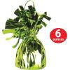 Metallic Wrapped Balloon Weight Pack of 12(Light Green)