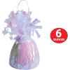 Metallic Wrapped Balloon Weight Pack of 12(Opal)