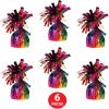 Metallic Wrapped Balloon Weight Pack of 12(Rainbow)
