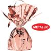 Metallic Wrapped Balloon Weight Pack of 12(Rose Gold)