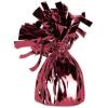 Metallic Wrapped Balloon Weight (maroon) Party Accessory  (1 count)