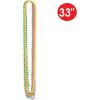 Neon Party Beads Pack of 4