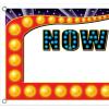 Now Showing Blank Sign Banner Party Accessory (1 count) (1/Pkg)(Now Showing Sign Banner – (3 Pack))