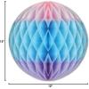 Pink, Light Blue, Lavender Tri-Color Tissue Ball(Tri-Color Tissue Ball Hanging Display)
