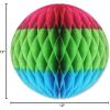 Pink, Light Blue, Lavender Tri-Color Tissue Ball(Tri-Color Tissue Ball Holiday Display)