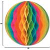 Pkgd Tissue Ball (yellow) Party Accessory (1 count) (1/Pkg)(Multicolor)