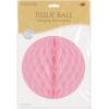Pkgd Tissue Ball (yellow) Party Accessory (1 count) (1/Pkg)(Pink)