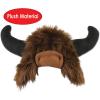 Plush Buffalo Hat