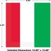Red White & Green Luncheon Napkins 16 Pack(Set of 1)