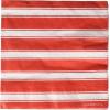 Red & White Stripes Design Luncheon Napkins(Red & White Stripes Design Beverage Napkins)
