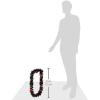 Silk ‘N Petals Elegance Lei (black & white) Party Accessory (1 count)(Black/Red)