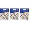 Sports Party Rings Del Sparkle Confetti Pack of 3