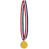 Star Medal with Ribbon Pack of 6