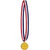 Star Medal with Ribbon Pack of 6