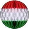 14″ Tissue Paper Christmas Tri-color Honeycomb Party Ball – 1 Piece