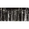 2-Ply FR Metallic Fringe Drape (silver) Party Accessory (1 count)(Black)