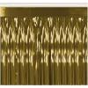 2-Ply FR Metallic Fringe Drape (silver) Party Accessory (1 count)(Gold)