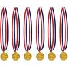2nd Place Medal with Ribbon Pack of 6