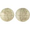 Around The World Paper Lanterns Pack of 2