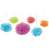 Assorted Colors Tissue Fluff Balls