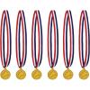 Baseball Medal with Ribbon Pack of 6