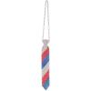 Beaded Rainbow Design Holiday Neck Tie(Beaded Patriotic Theme Holiday Tie)