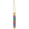 Beaded Rainbow Design Holiday Neck Tie(Beaded Rainbow Design Holiday Neck Tie)
