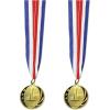 Beistle , 2 Piece 1st Place Medals with Ribbons, 30″ with 2″ Medals