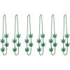 Beistle , 6 Piece Weed Beads, 40″ (Green)