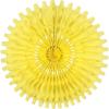 Beistle 12 Piece Fall Tissue Paper Fan Decorations For Thanksgiving And Autumn Celebrations(Canary)
