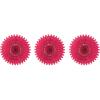 Beistle 12 Piece Fall Tissue Paper Fan Decorations For Thanksgiving And Autumn Celebrations(Cerise)