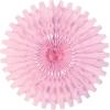 Beistle 12 Piece Fall Tissue Paper Fan Decorations For Thanksgiving And Autumn Celebrations(Pink)
