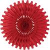 Beistle 12 Piece Fall Tissue Paper Fan Decorations For Thanksgiving And Autumn Celebrations(Red)