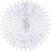 Beistle 12 Piece Fall Tissue Paper Fan Decorations For Thanksgiving And Autumn Celebrations(White)