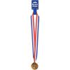 Beistle 12-Pack Bronze Medal with Ribbon, 30-Inch