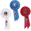 Beistle 1st, 2nd and 3rd Place Award Pack Rosettes(3.25″ x 6.5″)
