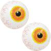 Beistle 2 Piece 16″ Plastic Inflatable Eyeball Decorations With Hang Tab- Giant Eye Spooky Halloween Party Supplies