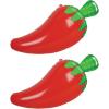 Beistle 2 Piece 30″ Plastic Large Inflatable Chili Pepper Decorations, Blow Up Accessories For Cinco De Mayo Mexican Theme Fiesta Party Supplies, Celebrating With You Since 1900
