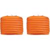 Beistle 2 Piece 8″ Square Paper Lanterns, Purple(Orange)