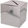 Beistle 2 Piece All-Purpose White Gift Card Boxes For Wedding Receptions, Anniversaries, Birthday Parties, And Graduations(Foil All-Purpose Card Box)