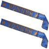 Beistle 2 Piece Blue And Gold Winner Satin Sashes, Celebrate In Style At Parties, Contests, Sporting Events And Competitions